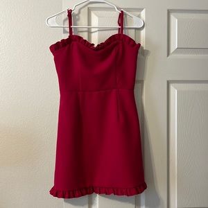 Pink/red French Connection Cocktail dress